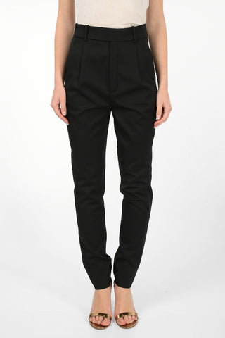 Hidden Closure Single Pleat Pants