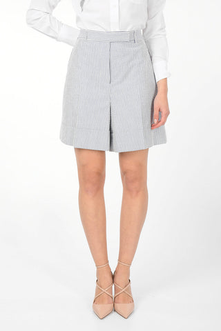 Striped High-Waist Shorts