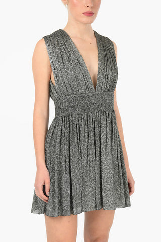 Mini Dress Flare in Lurex