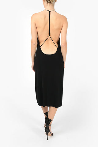 Vestito Halterneck FLUID Aperto sul dietro