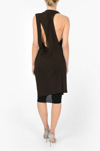 Cotton And Silk Unstructured Dress
