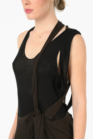 Cotton And Silk Unstructured Dress