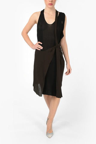Cotton And Silk Unstructured Dress