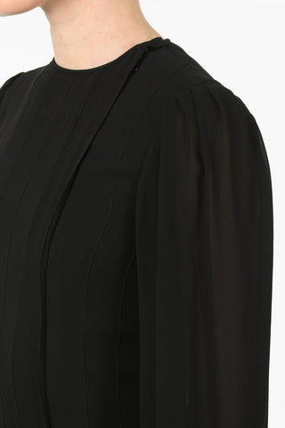 Accordion Skirt Ruched Minidress