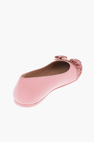 Glittered MINI CUT TOE Ballet Flat