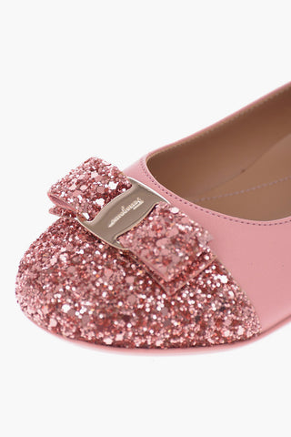 Glittered MINI CUT TOE Ballet Flat