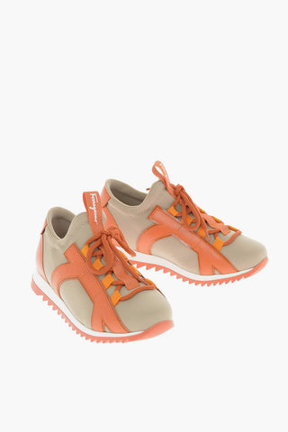 Sneakers LINUS in Pelle e Tessuto