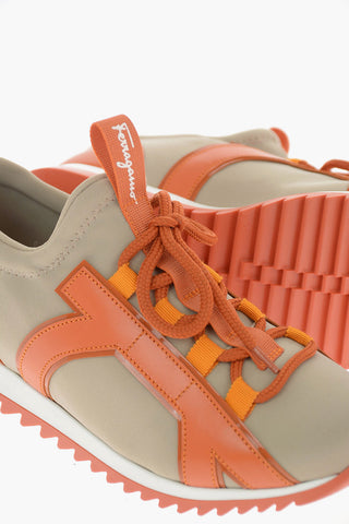 Sneakers LINUS in Pelle e Tessuto