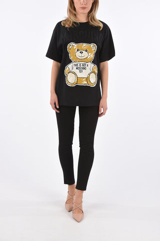 COUTURE! Embroidered logo crew-neck t-shirt