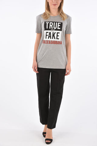 printed crew-neck t-shirt