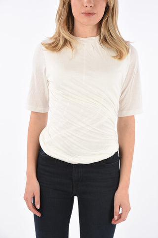 crew-neck short sleeve t-shirt