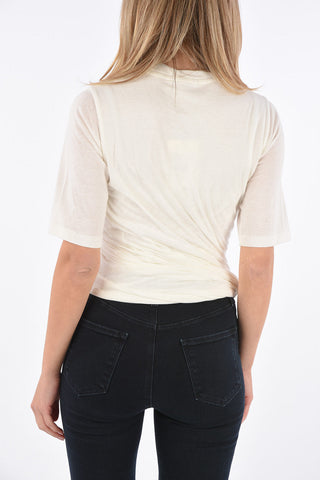 crew-neck short sleeve t-shirt