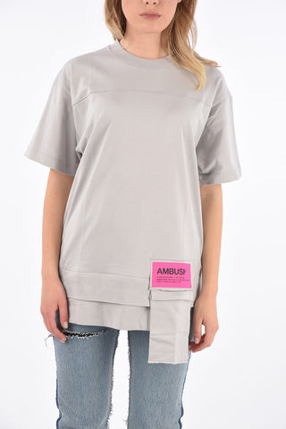 asymmetric oversized t-shirt