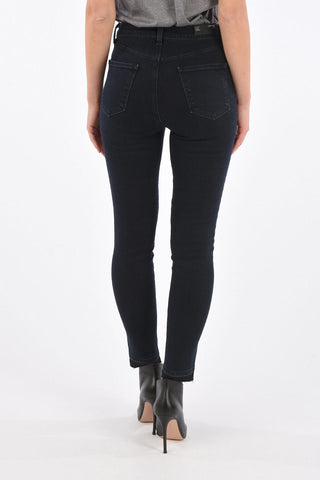 high-rise waist LEENAH skinny fit jeans