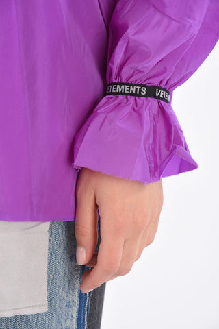 nylon full zip jacket