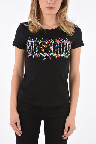 COUTURE! Printed Logo Crew-neck T-Shirt