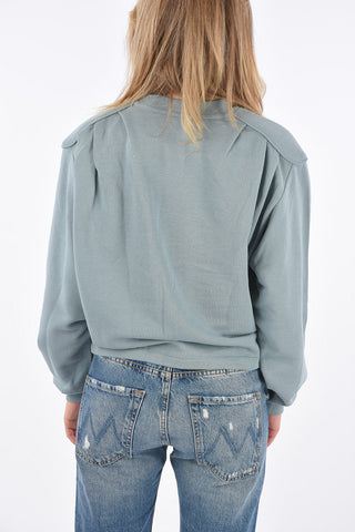 crewneck RIMINI sweatshirt with shoulder pads