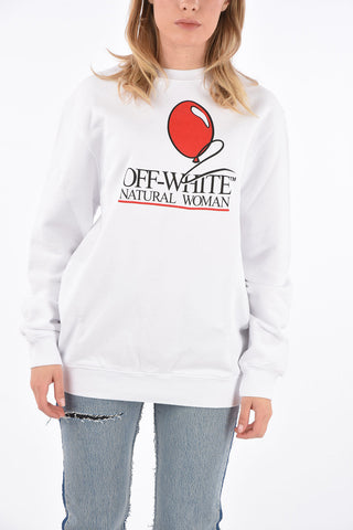 printed logo crew-neck sweatshirt