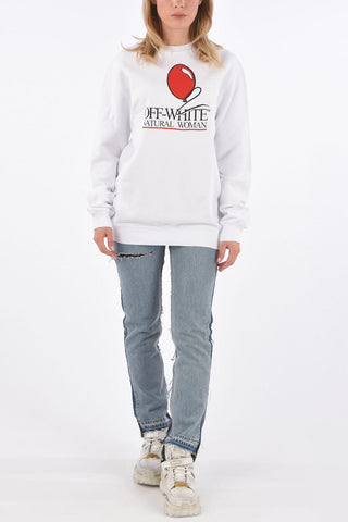 printed logo crew-neck sweatshirt