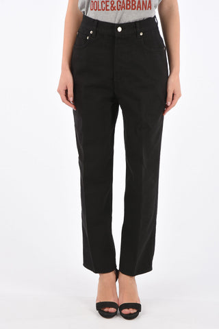 wide jeans KIM a vita alta