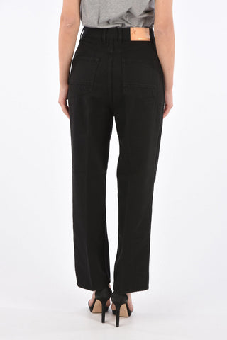 wide jeans KIM a vita alta