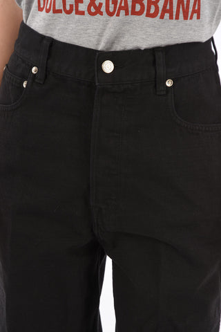 wide jeans KIM a vita alta
