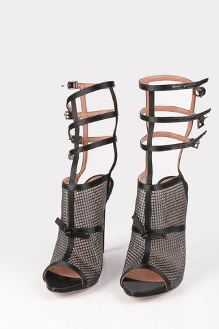 Sandals with Mesh Detail 12cm