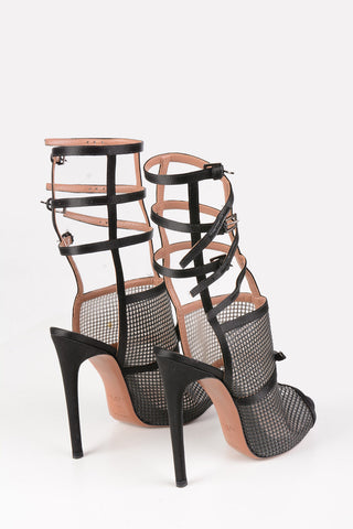 Sandals with Mesh Detail 12cm