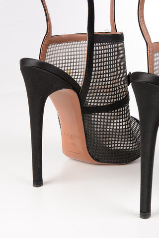 Sandals with Mesh Detail 12cm