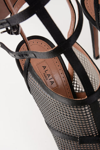 Sandals with Mesh Detail 12cm