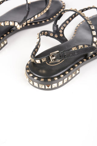 Studded Leather PEPS Thong Sandals