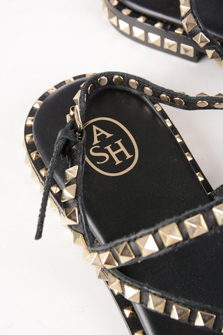 Studded Leather PEPS Thong Sandals