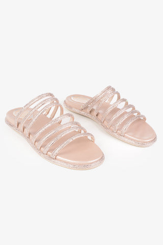 Satin FRIDA Jewel Slippers