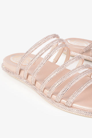 Satin FRIDA Jewel Slippers