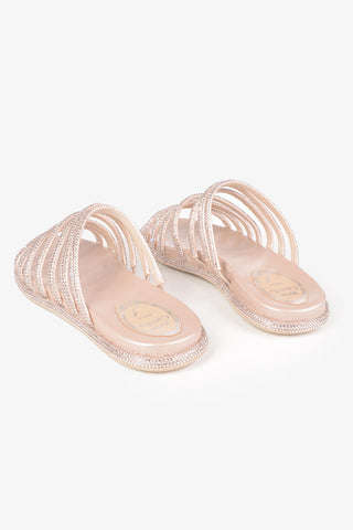 Satin FRIDA Jewel Slippers