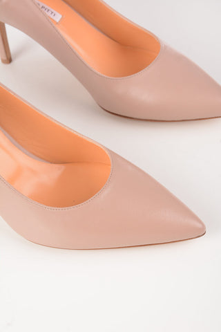 Leather Slingbacks with Double Strap 8cm