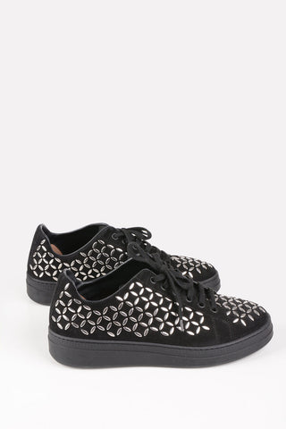 Studded Suede Sneakers