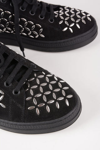 Studded Suede Sneakers