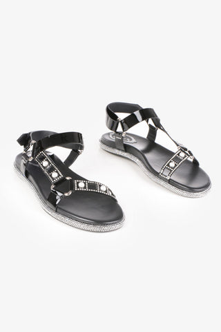 Sandals LADY PERLA with Jewel Applications 3cm