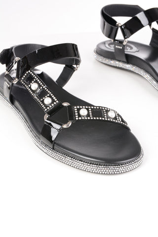 Sandals LADY PERLA with Jewel Applications 3cm
