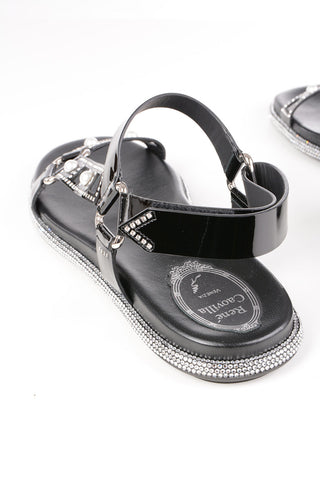 Sandals LADY PERLA with Jewel Applications 3cm