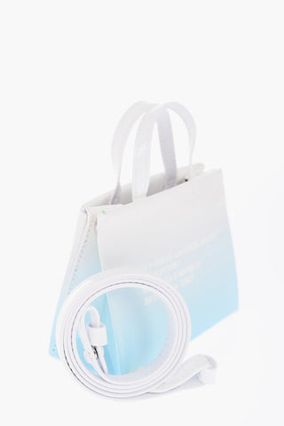 Leather Mini Tote Bag with Removable Shoulder Strap
