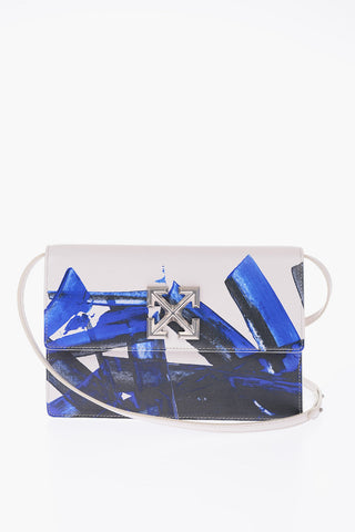 printed leather JITNEY 1.0 Clutch with removable shoulder strap