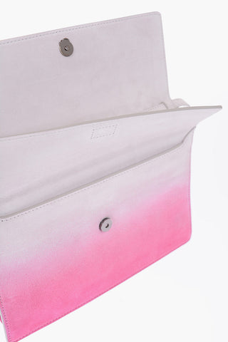 suede leather JITNEY 1.0 Clutch with removable shoulder strap