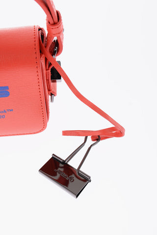 leather baby flap bag with removable shoulder strap