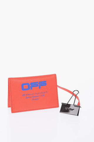 Portacarte in Pelle con Stampa Logo