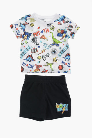 Set T-shirt e Pantaloncini a Fantasia