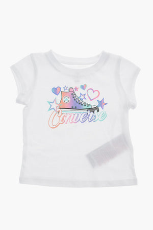 Patterned T-Shirt and Shorts Set