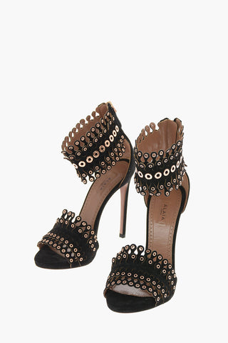 Suede Sandals 12cm