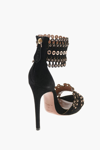 Suede Sandals 12cm
